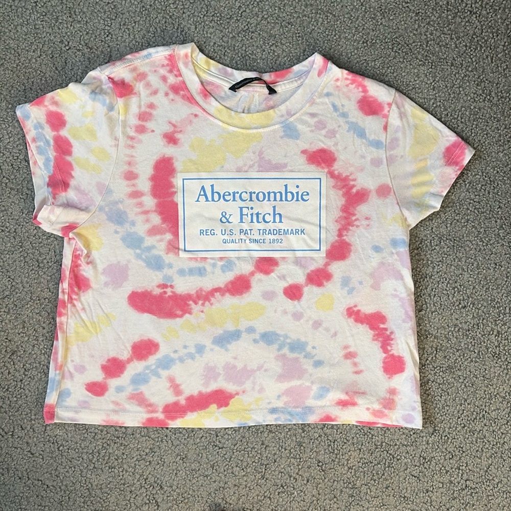 Abercrombie and fitch tie dye t-shirt